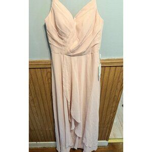 Nwt's Stacees Dress Bridesmaid Wedding Prom Formal Gown (Soft Blush) Size 6